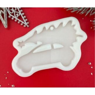 Silicone mold "A car with a tree" (10cm)
