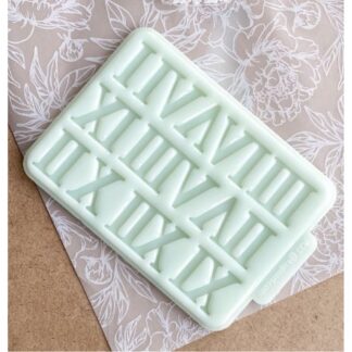 Silicone mold No. 33 Roman Numbers 12 pcs