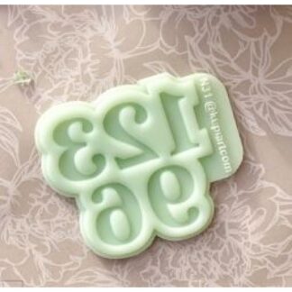 Silicone mold No. 31 "Arabic figures 4 pcs"