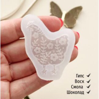 Brooch "Speckled Hen"