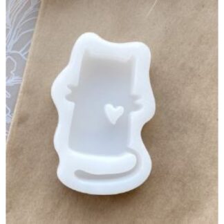 Brooch "Valentine's Cat"