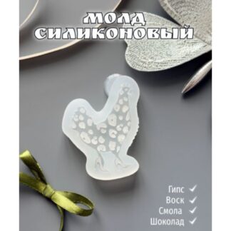 Brooch "Chicken" leopard