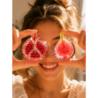 Brooch "Pomegranate and figs"
