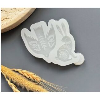 Brooch mold "Bunny/Bird" Slavic series