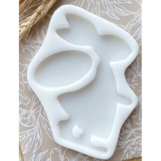 Silicone mold "Bunny girl on stand"