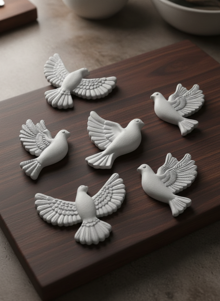 No. 4077 Doves Silicone Mold - image 7