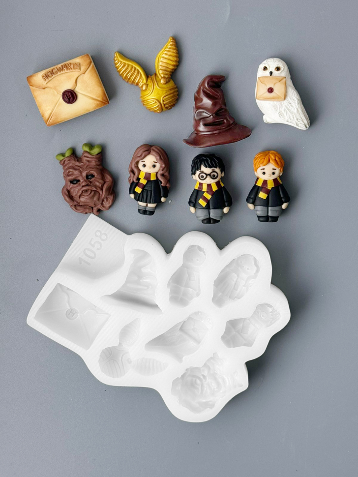 No. 1058 Harry Potter Figures Silicone Mold - image 19