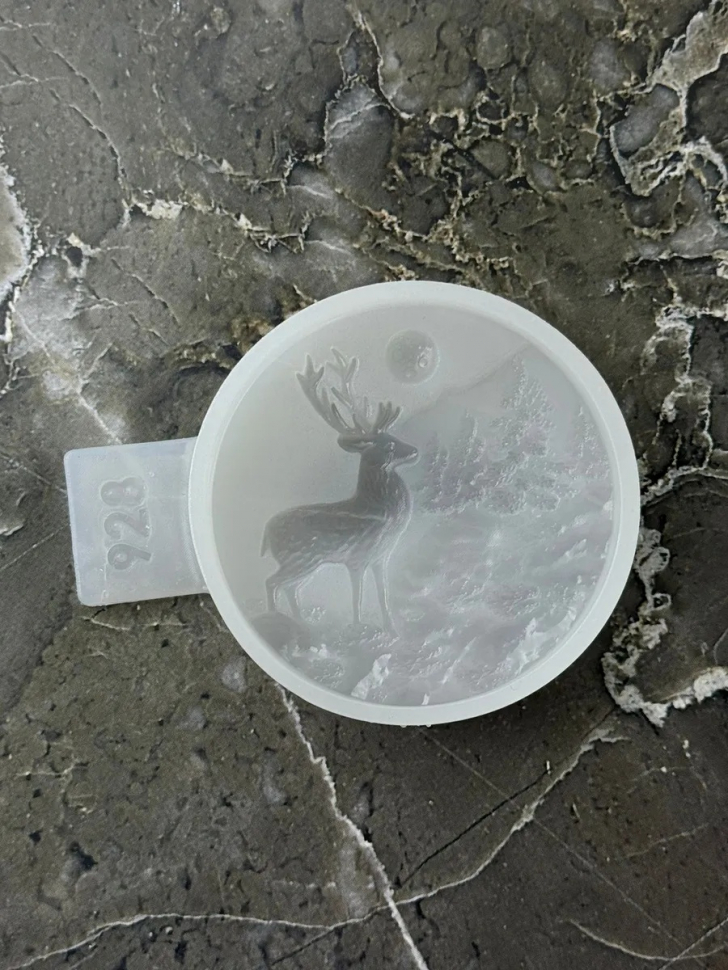 No. 928 Christmas Reindeer Silicone Mold - image 3