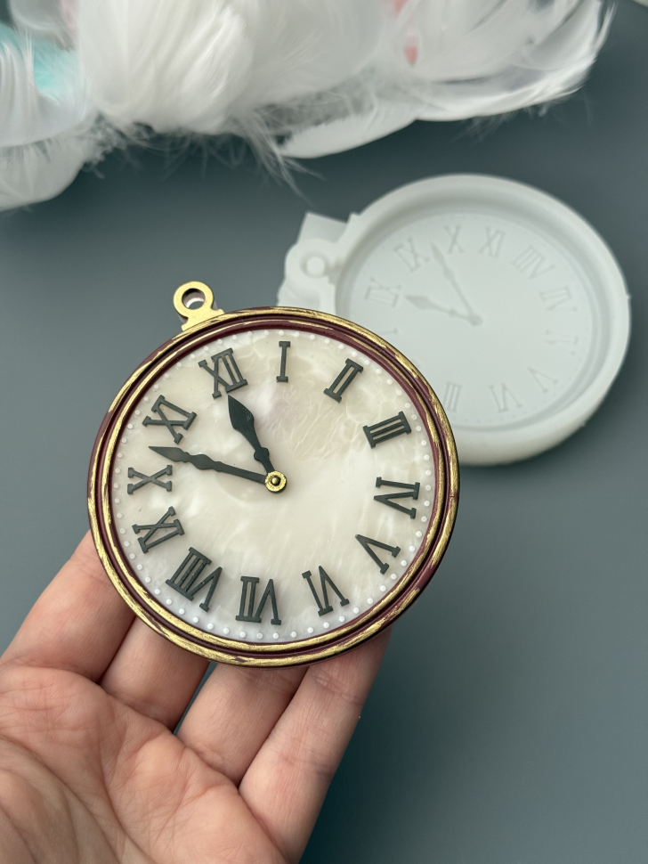 No. 276 Chiming Clock Silicone Mold - image 2