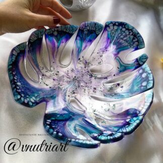 No. 64 Monstera Leaf 28 cm Silicone Mold - image 1