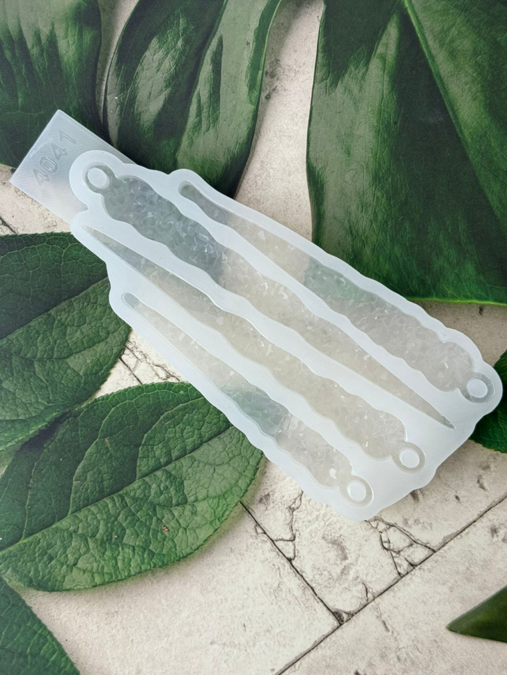 No. 4041 Crystal Icicles, 4 Cavities Silicone Mold - image 3