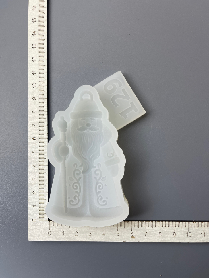 No. 129 Father Frost Silicone Mold - image 3