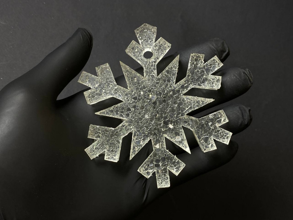 No. 107 Crystal Snowflake Silicone Mold - image 5