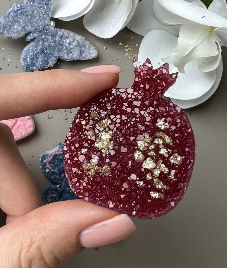No. 699 Crystal Pomegranate Silicone Mold - image 4