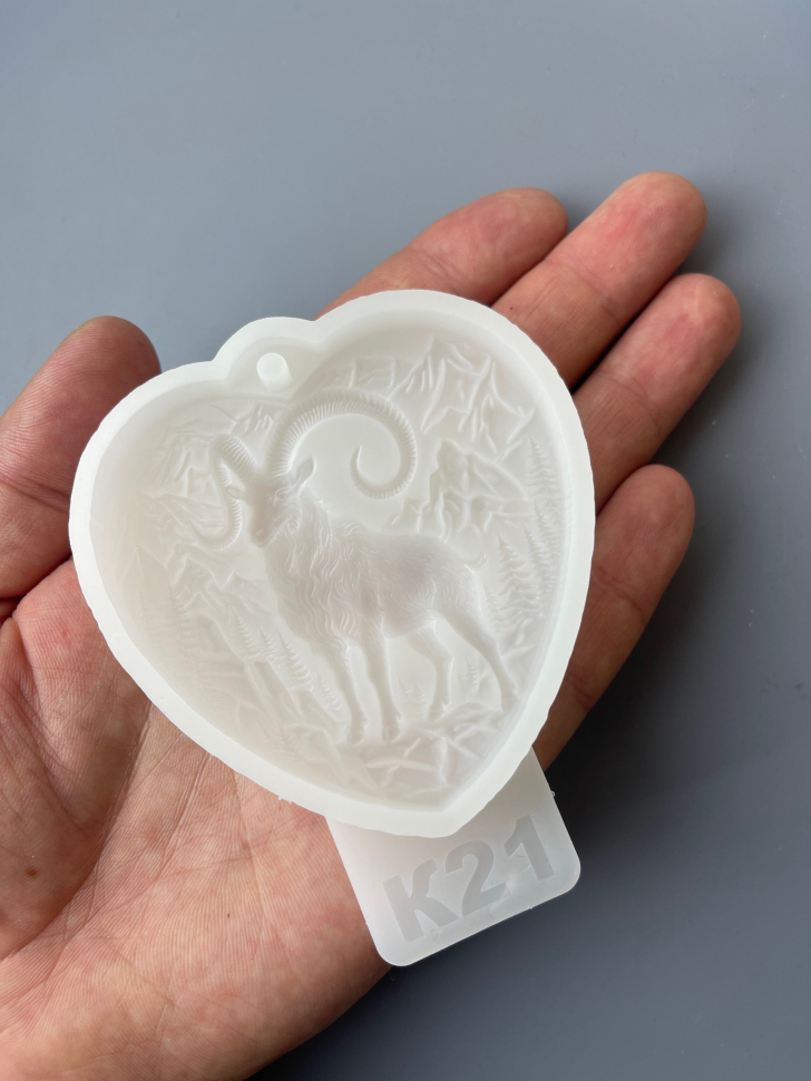 No. K21 Goat Silicone Mold - image 2