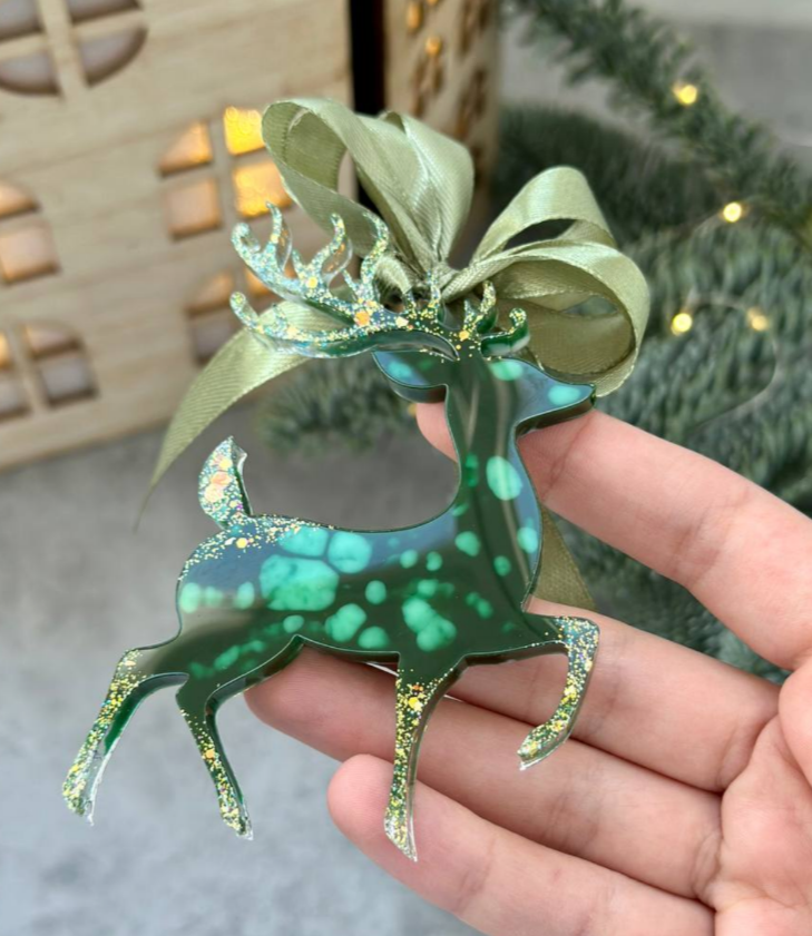 No. 188 Christmas Reindeer Silicone Mold - image 3