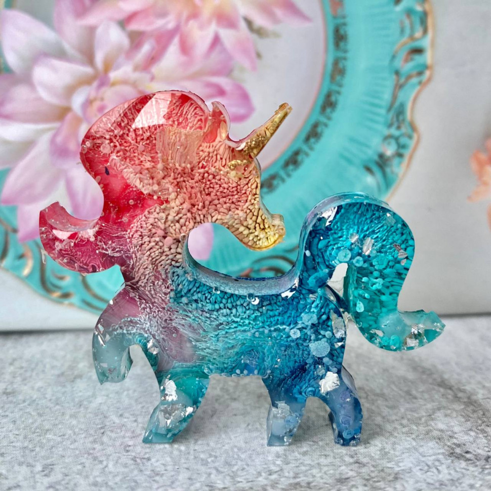No. 682 Unicorn Brooch Silicone Mold - image 4