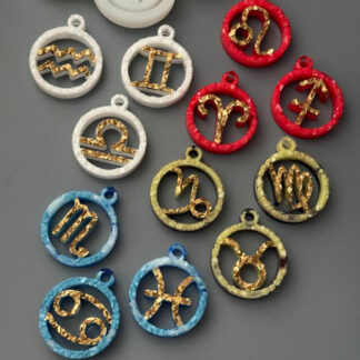 No. 46 Crystal Zodiac Signs Silicone Mold - image 1
