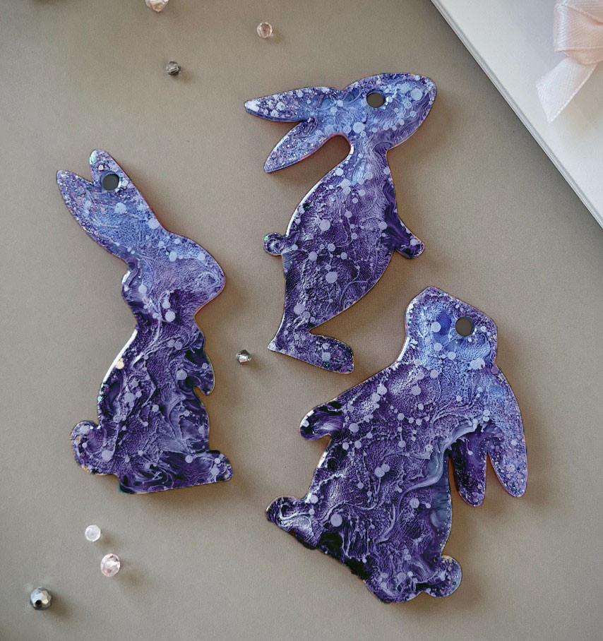 No. 278 Rabbits, 3 Cavities Silicone Mold - image 7