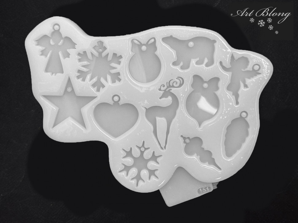 No. 151 Small Christmas Ornaments Silicone Mold - image 5