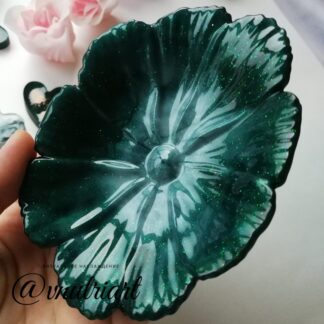 No. 500 Three-Dimensional Flower Soap Dish Silicone Mold - image 1