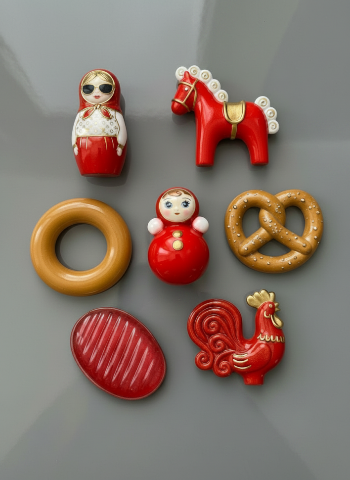 No. 273 Russian Folk Design Silicone Mold - image 2