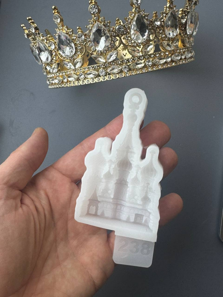 No. 238 Decorative Design Silicone Mold - image 2