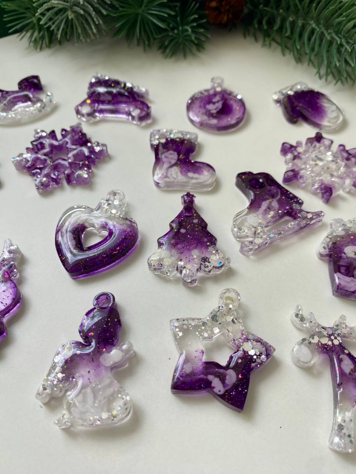 No. 150 Mini Christmas Ornaments Silicone Mold - image 4