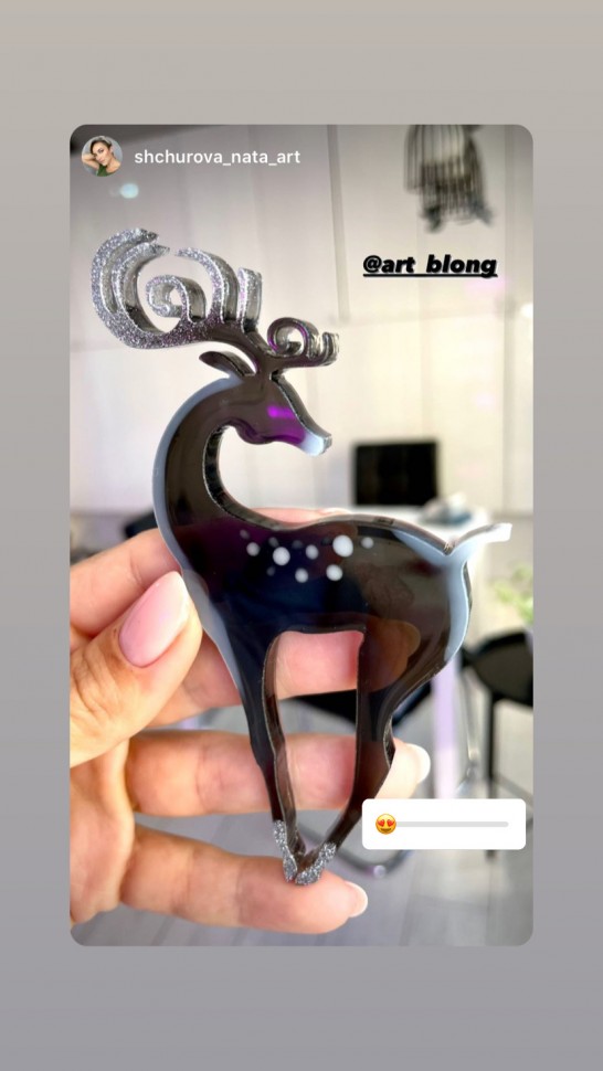 No. 235 Christmas Reindeer Silicone Mold - image 8