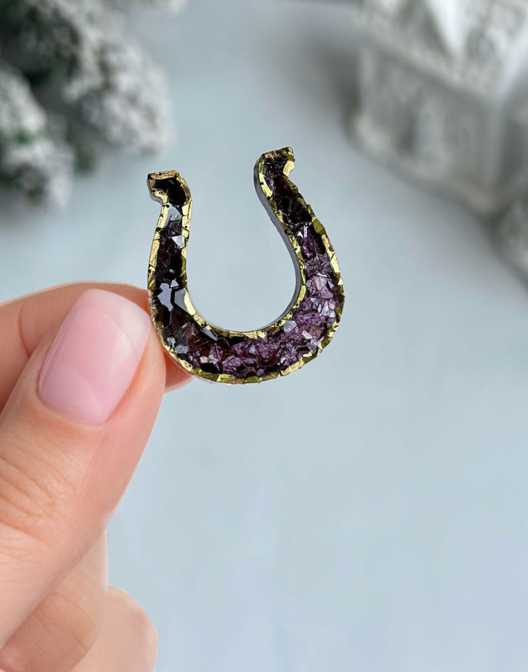 No. 294 Horseshoes for Christmas Ornaments Silicone Mold - image 4