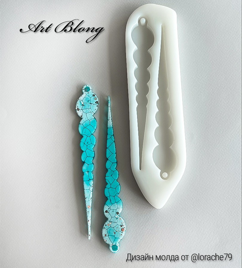 No. 234 Icicles Silicone Mold - image 2