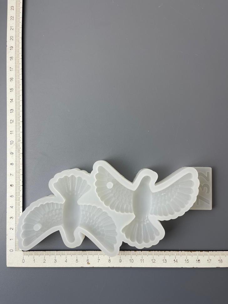 No. 732 Turtledove Pair Silicone Mold - image 6