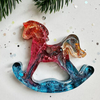 No. 233 Rocking Horse Silicone Mold - image 1