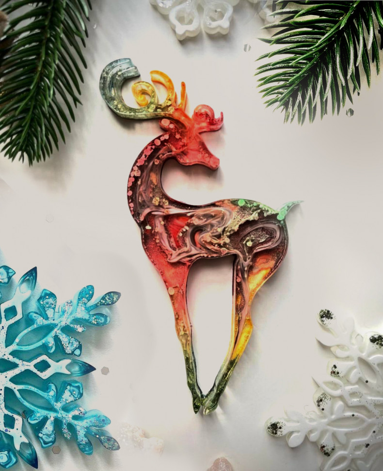 No. 235 Christmas Reindeer Silicone Mold - image 7
