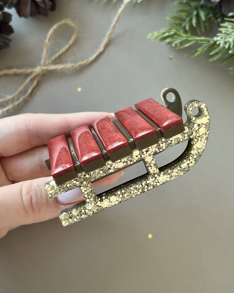 No. 260 Sleigh, Assembly Design, New Model Silicone Mold - image 2