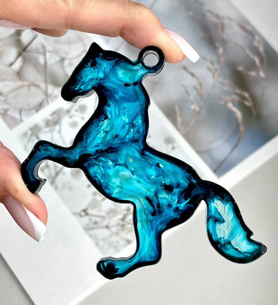 No. 748 Glossy Horse Silicone Mold - image 2