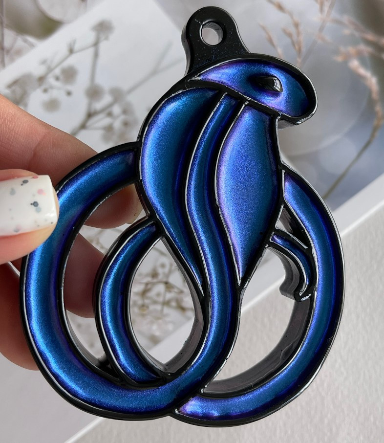 Cobra with Border, 3D Silicone Mold - image 1
