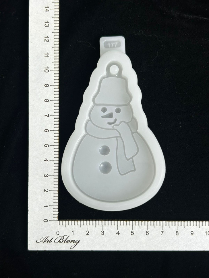 No. 177 Snowman Silicone Mold - image 5