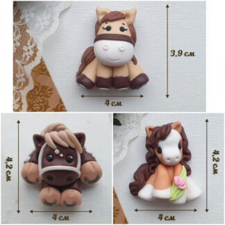 No. 984 Horses Silicone Mold - image 1