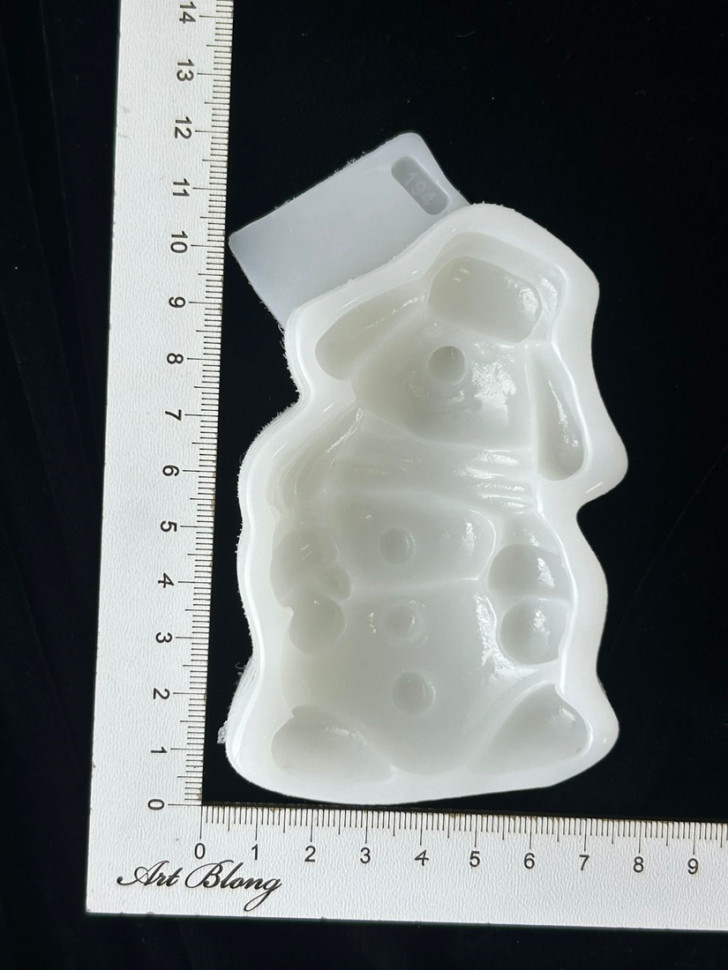 No. 194 Snowman Silicone Mold - image 5
