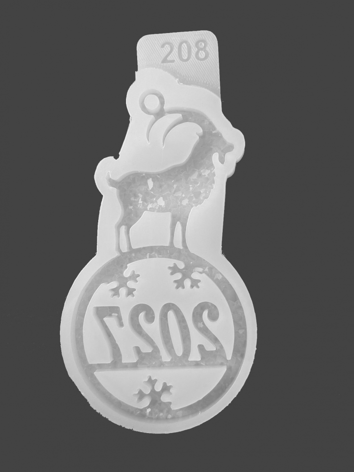 No. 208 Crystal Goat Silicone Mold - image 4