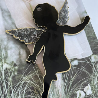 No. 146 Angel with Crystal Wings Silicone Mold - image 1