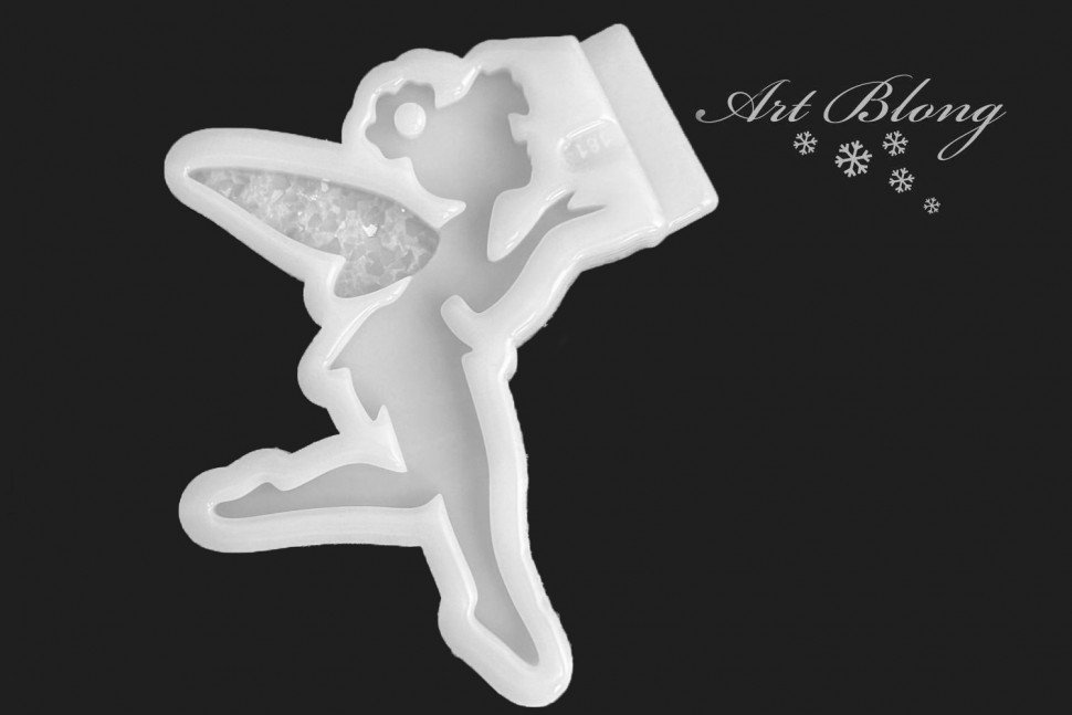 No. 181 Fairy with Crystal Wing Silicone Mold - image 2
