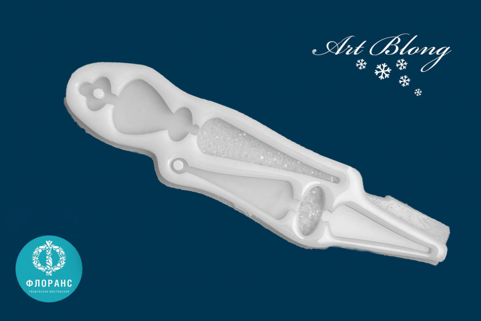 No. 136 Crystal Icicles Silicone Mold - image 2