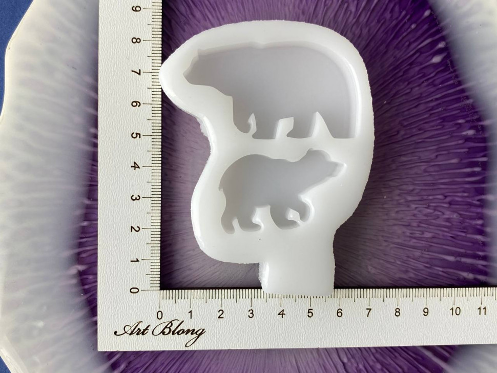 No. 645 Bear Cubs Silicone Mold - image 4