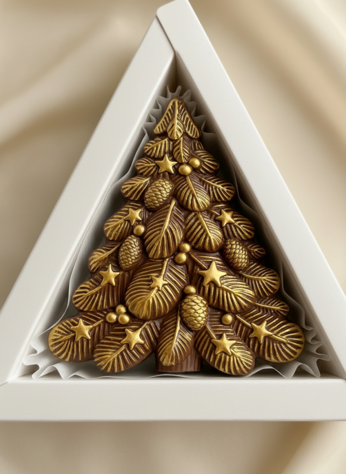No. 4066 Christmas Tree for Dubai Chocolate Silicone Mold - image 4