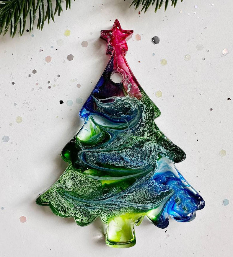 No. 240 Christmas Tree Silicone Mold - image 1