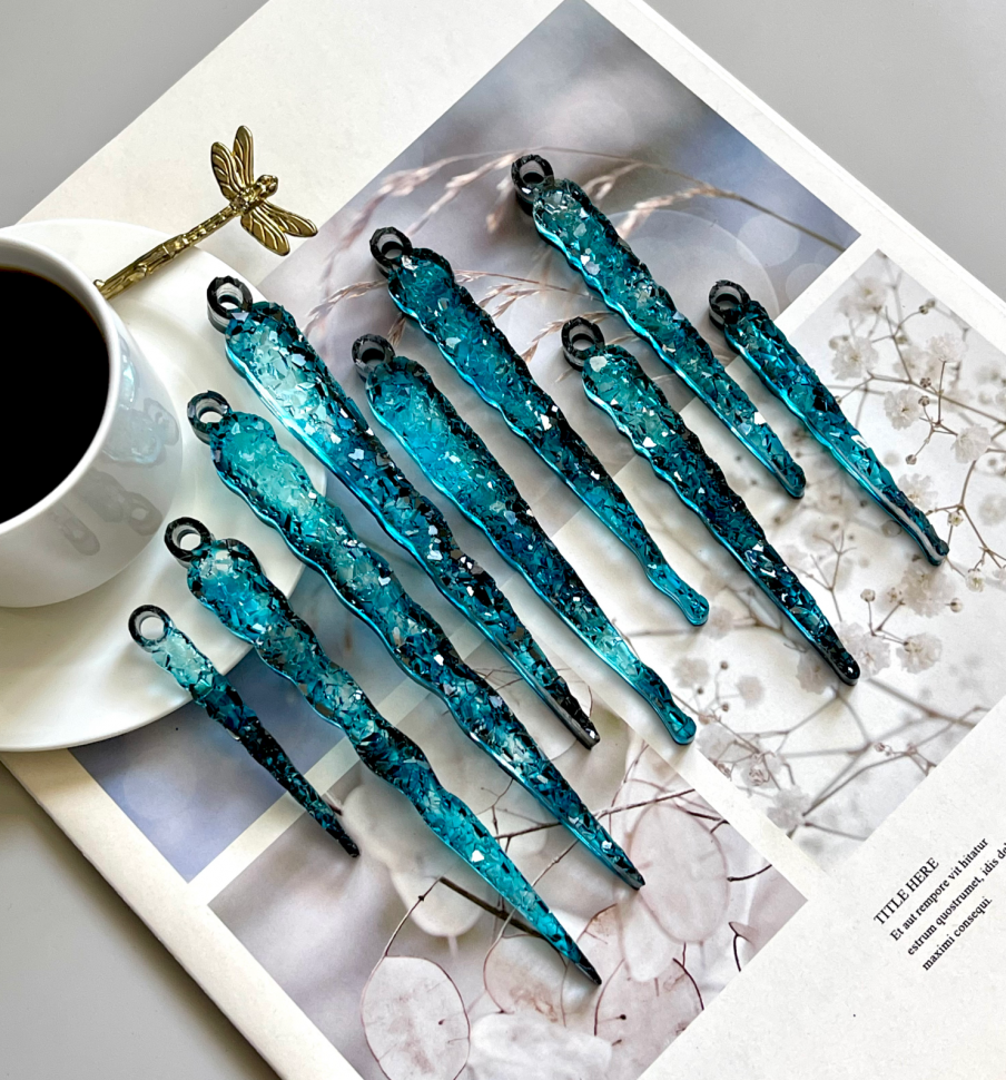 No. 758 Crystal Icicles, 9 Cavities Silicone Mold - image 6