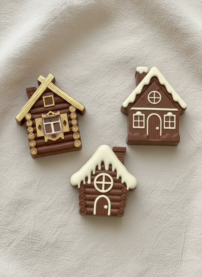 No. 4082 Houses Silicone Mold - image 5