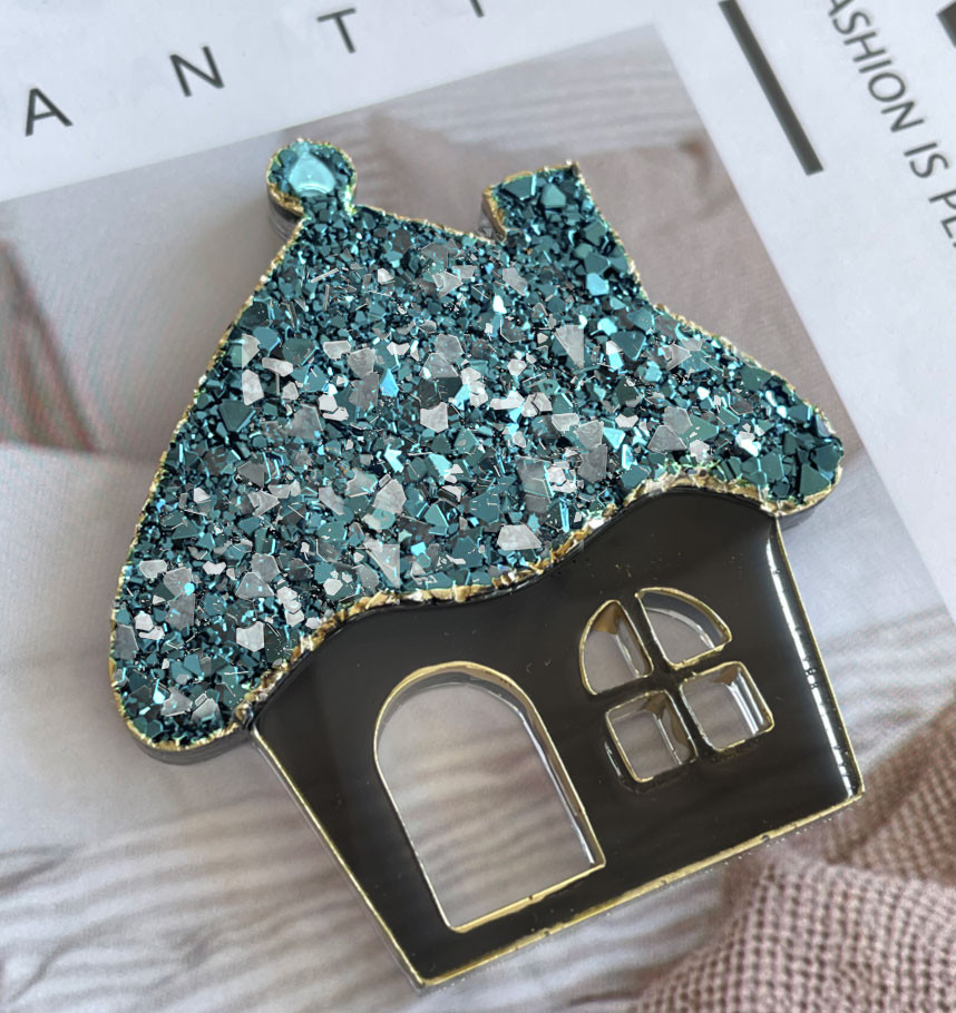 No. 297 House with Crystal Roof Silicone Mold - image 5